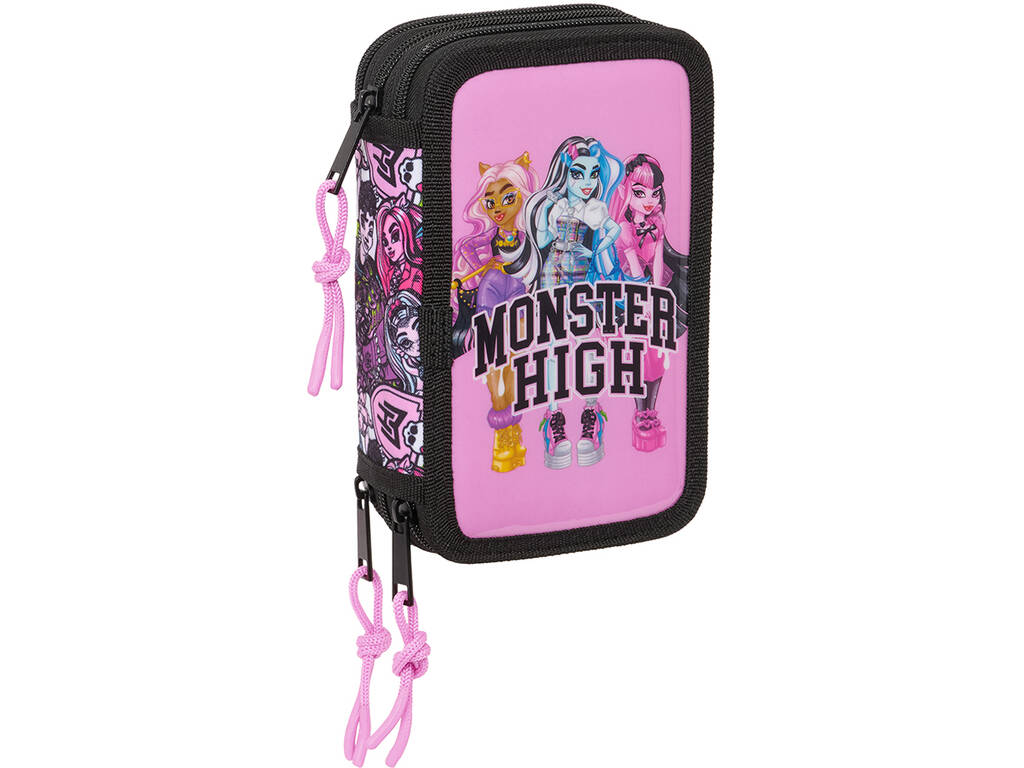 Trousse à crayons triple 37 pièces Monster High Drama