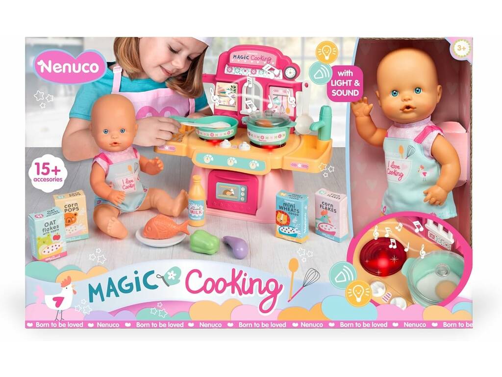 Nenuco Poupée Cuisine Magique avec Accessoires