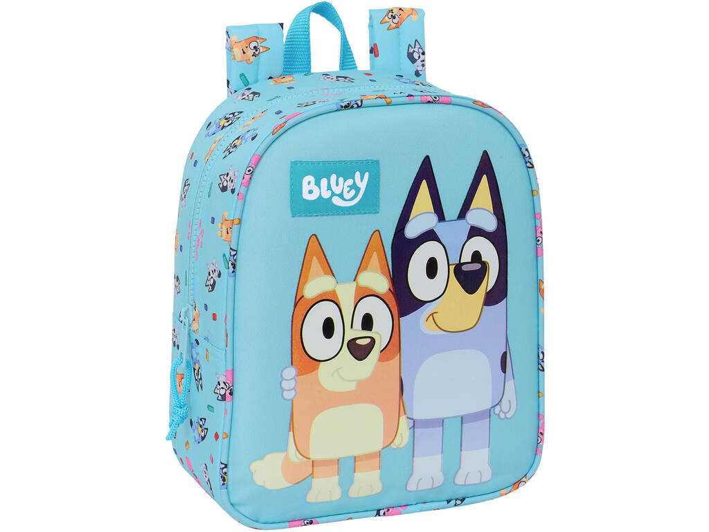 Sac à dos pour crèche adaptable à la poussette Bluey