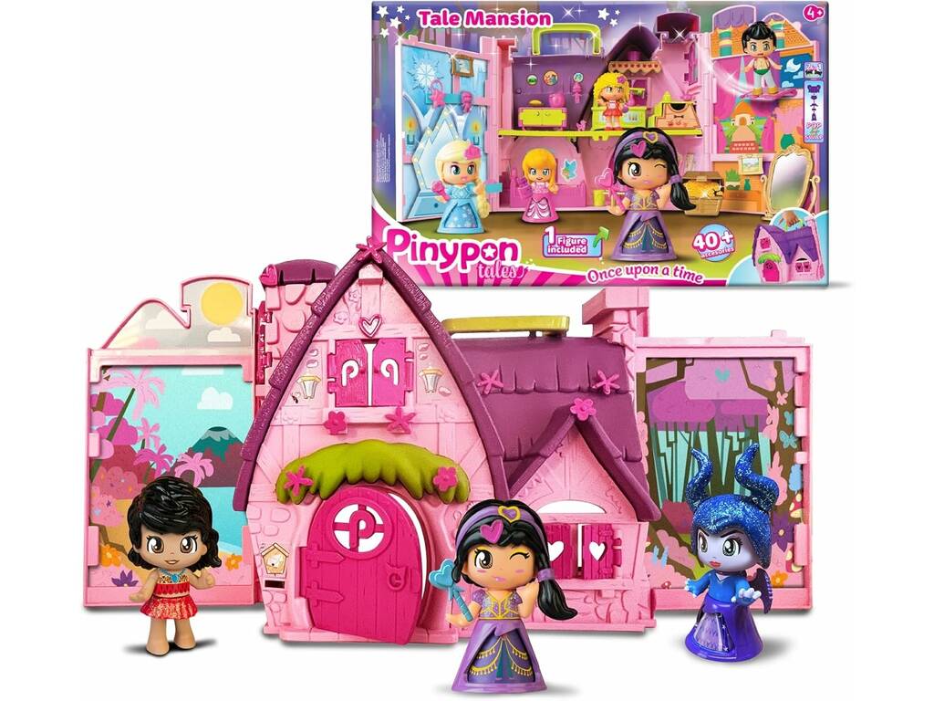 Pinypon Tales Manoir de conte de fées avec figurine et accessoires