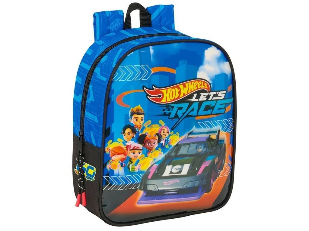 Sac à dos pour crèche adaptable à la poussette Hot Wheels Let's Race