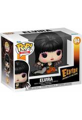 imagen Funko Pop Icons Elvira Mistress Of The Dark Figura Elvira con Calabazas