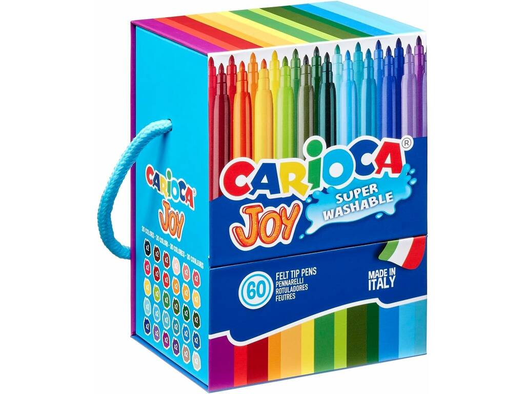 Carioca Joy Boîte Premium 60 feutres