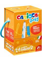 Carioca Baby Bote de 24 feutres ultra lavables