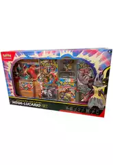 Pokémon TCG Caixa Coleção com Figura Mega-Lucario Ex