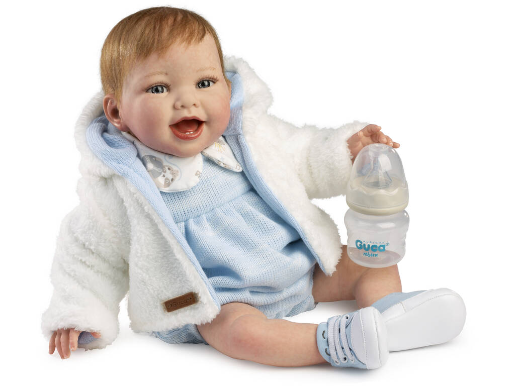 Poupée Bébé Reborn Mateo 42 Cm Avec Biberon