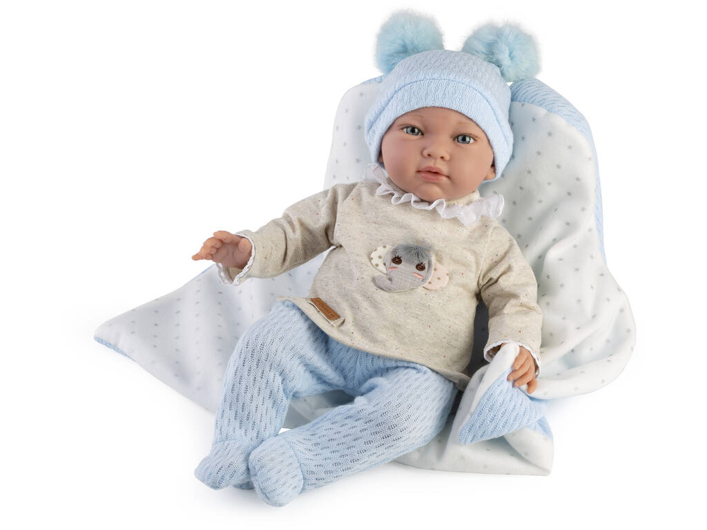 Poupée bébé Marc de 42 cm avec couverture