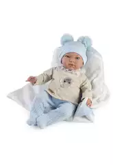 Poupée bébé Marc de 42 cm avec couverture