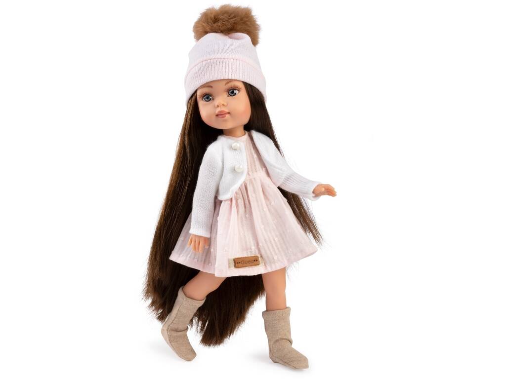 Poupée Penelope Moscou de 33 cm avec robe rose