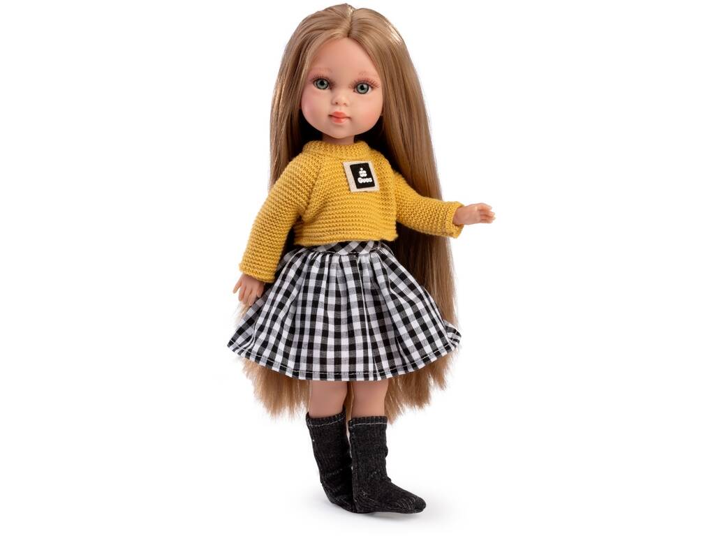 Poupée Penelope Roma 33 cm avec pull ocre
