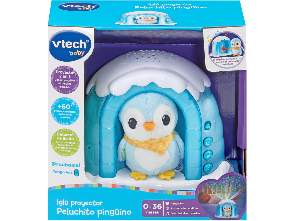 Vtech Baby Igloo Projecteur Peluchito Pingüino