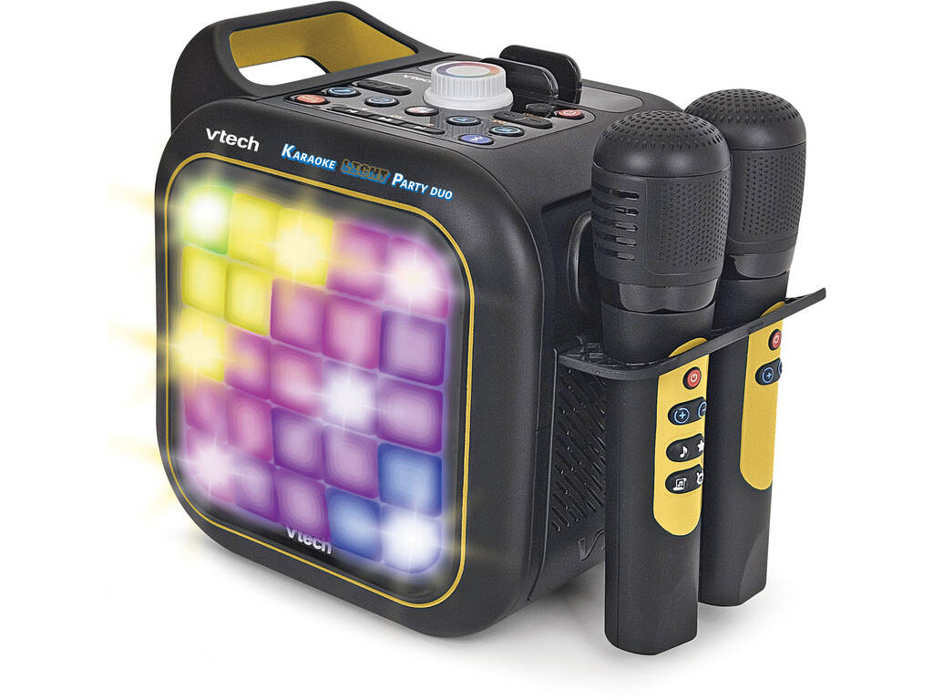 Karaoké Light Party Duo Golden Edition avec 2 microphones