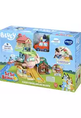 Tut Tut Bólidos Bluey Maison familiale avec voiture Bluey