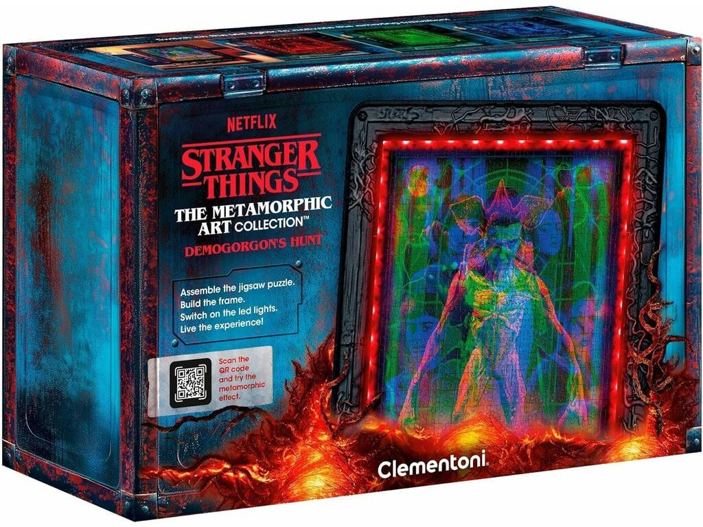 Stranger Things Puzzle Metamórfico Demogorgon’s Hunt de 520 Piezas con Luz LED