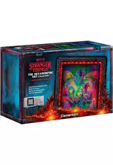 Stranger Things Puzzle Metamórfico The Upside Down 520 Peças com Luz LED