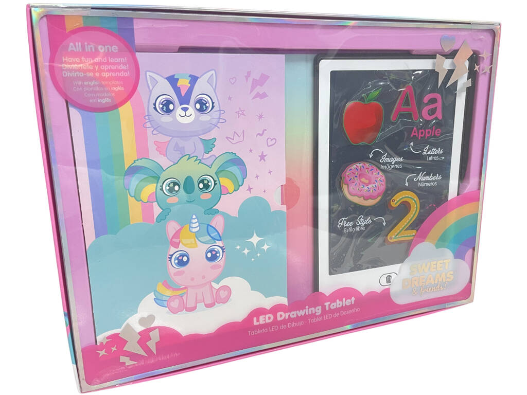 Sweet Dreams & Friends Tablette LED pour dessiner