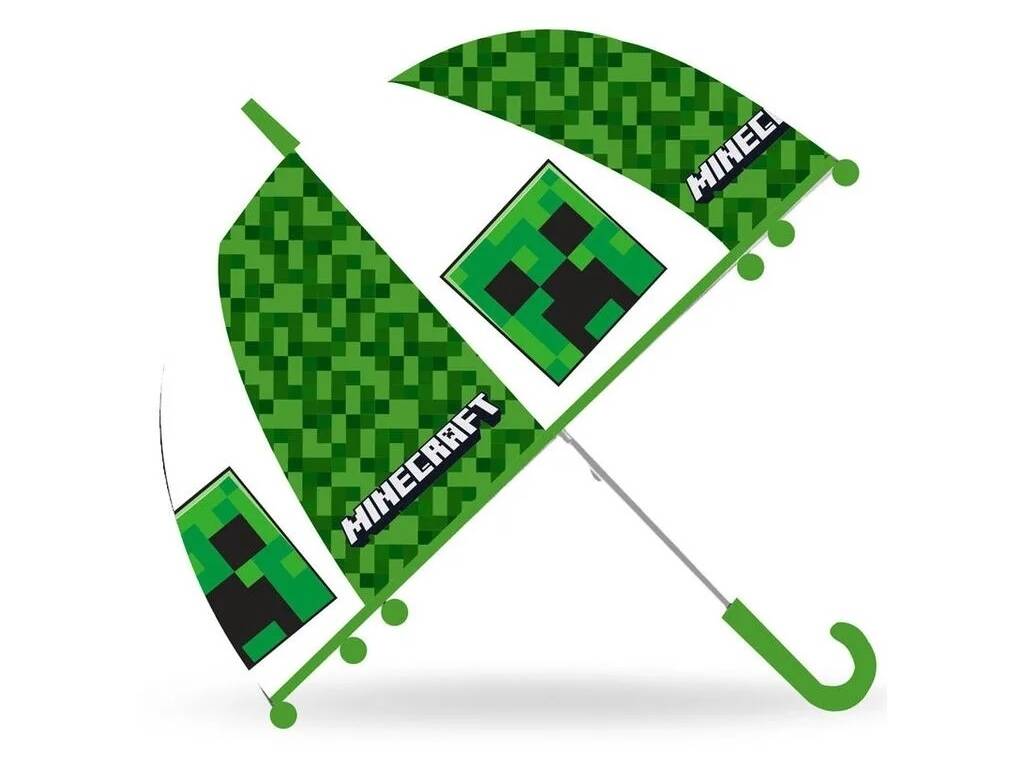 Parapluie transparent Minecraft