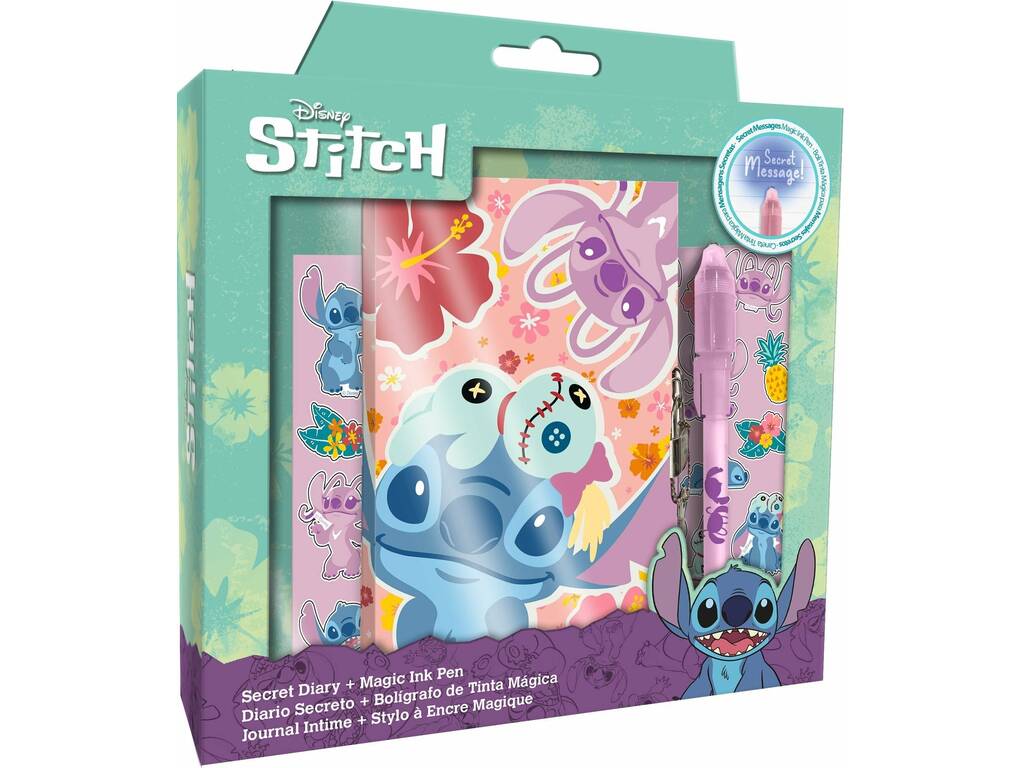 Journal avec stylo magique Stitch