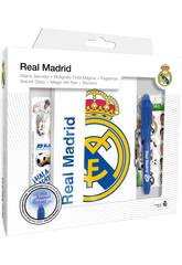 Diario Con Bolígrafo Mágico Real Madrid