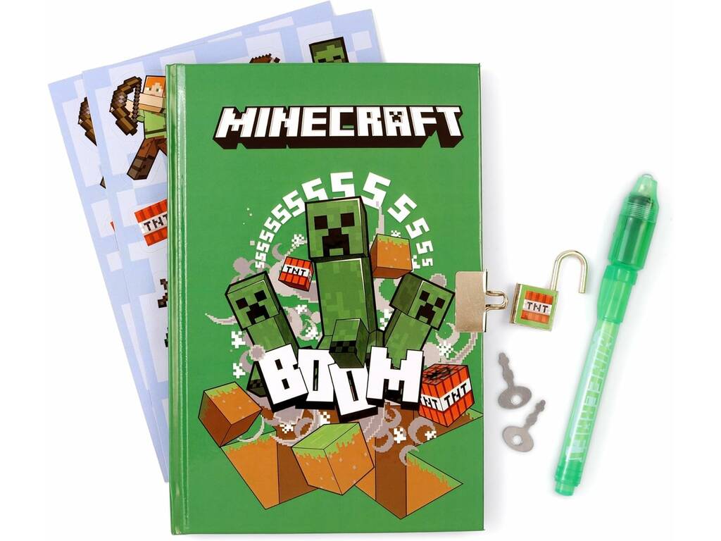 Minecraft Journal secret et stylo à encre magique