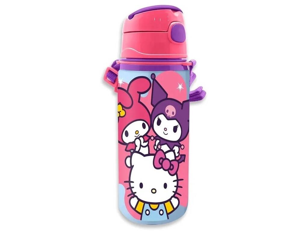 Hello Kitty And Friends Gourde en aluminium 600 ml avec poignée