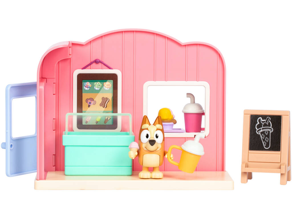 Bluey Set Mini Playset con Figura y Accesorios