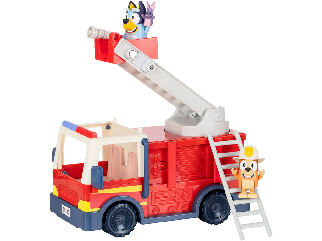 Bluey Set Camión de Bomberos con Figuras y Accesorios