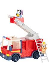 Bluey Set Camión de Bomberos con Figuras y Accesorios