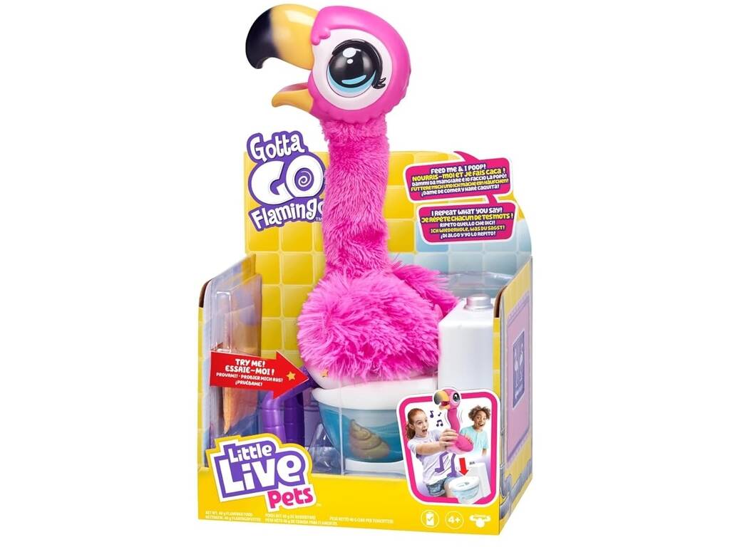 Little Live Pets Mascota Interactiva Gotta Go Flamingo