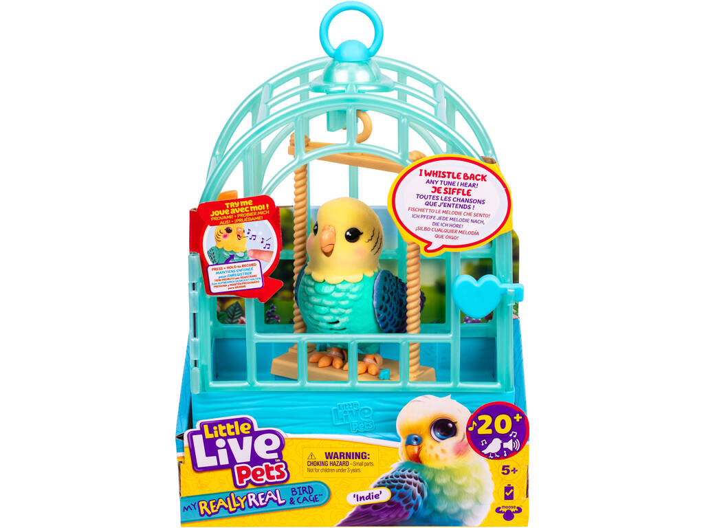 Little Live Pets Animal interactif Oiseau avec cage
