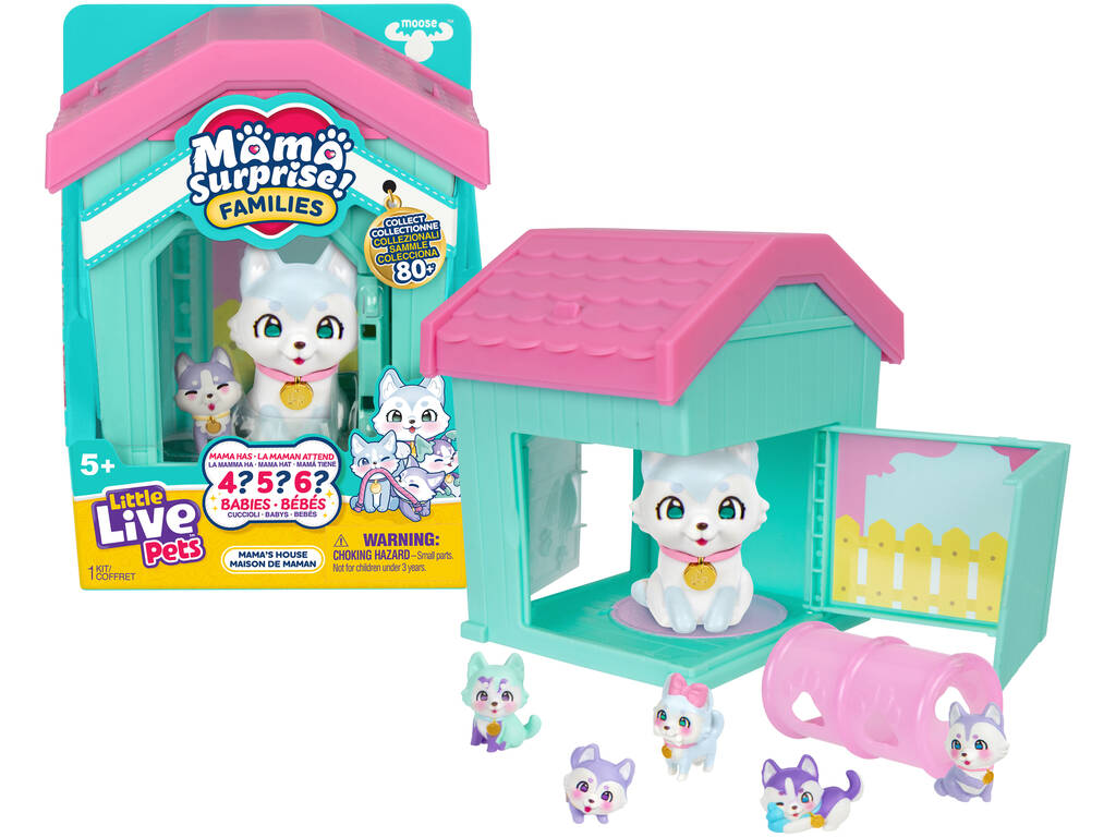 Little Live Pets Mama Surprise Families Maison de maman avec bébés