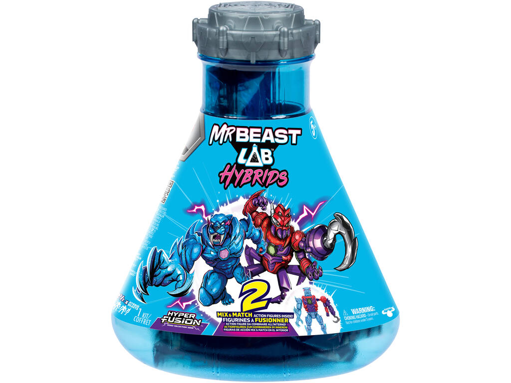 Mr Beast LAB Hybrids Pack 2 Figuras de Acción Sorpresa