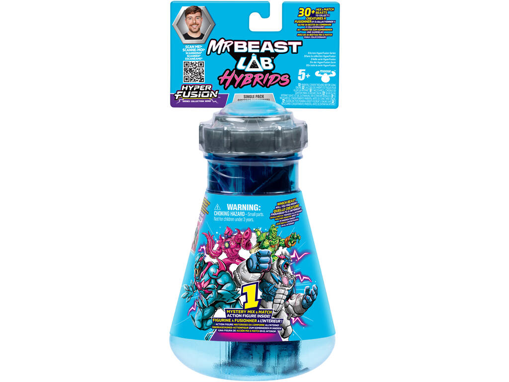 Mr Beast LAB Hybrids Pack 1 Figura de Acción Sorpresa
