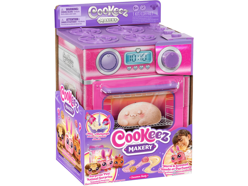 Cookeez Makery Horno Mágico Rosa con Peluche Sorpresa