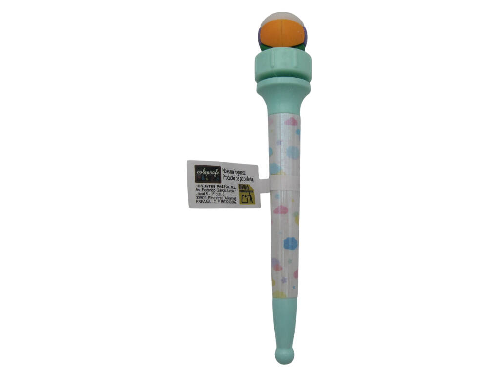 Stylo à bille bleu avec bille roulante de 15,5 cm