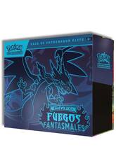 imagen Pokémon TCG Megaevolución Caja Entrenador Elite Fuegos Fantasmales