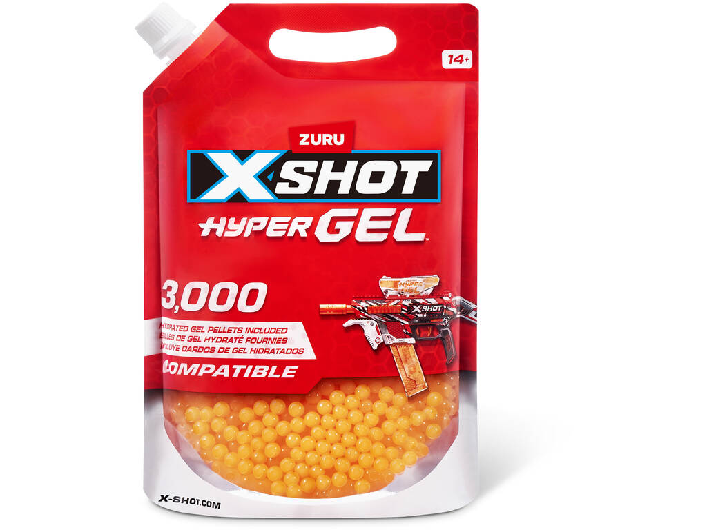 Zuru X-Shot Hyper Gel Pack de 3 000 munitions en gel