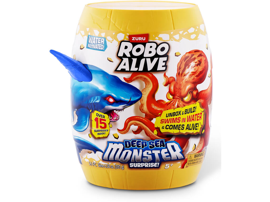 Robo Alive S1 Œuf surprise Monstre des profondeurs océaniques