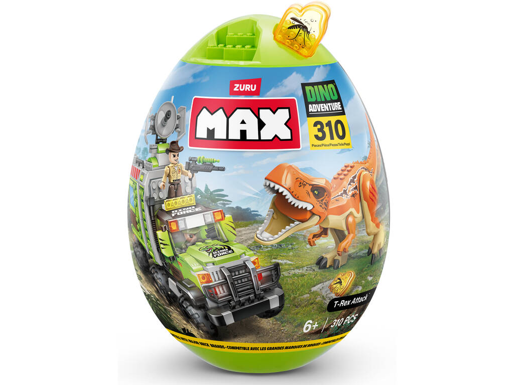 Dino Adventures Œuf surprise avec 310 pièces