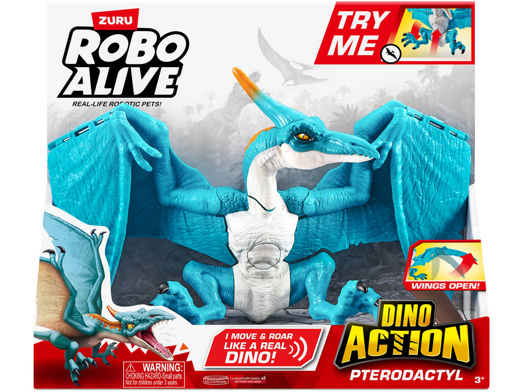 Zuru Robo Alive Dino Action figure Pterodactyl avec des sons