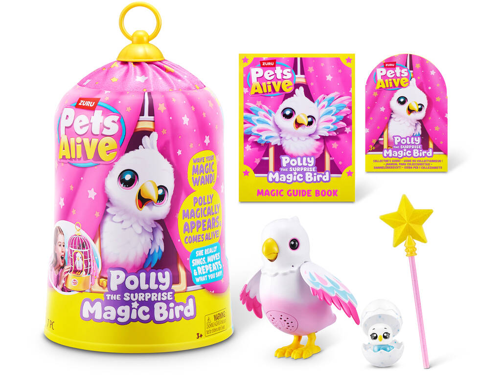 Zuru Pets Alive Polly l'oiseau magique surprise