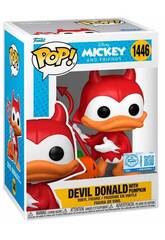 imagen Funko Pop Disney Mickey And Friends Figura Devil Donald con Calabaza