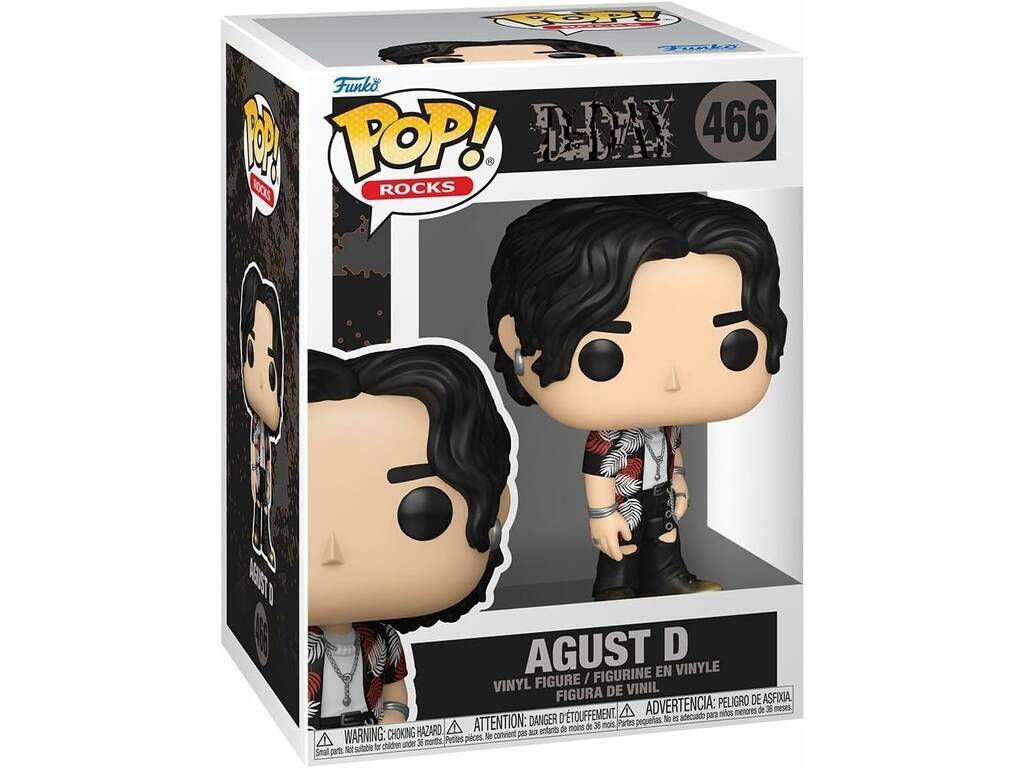 Funko Pop Rocks D-Day Figurine Agust D Haegeum