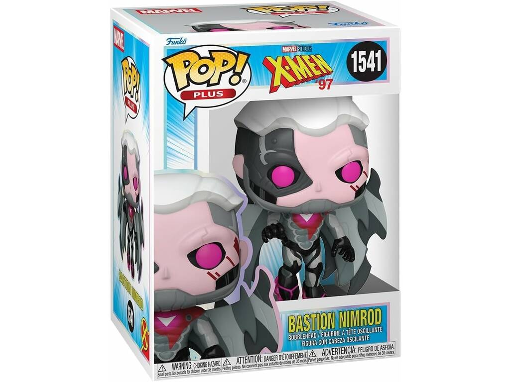 Funko Pop Plus X-Men 97 Figura Bastion Nimrod com Cabeça Oscilante