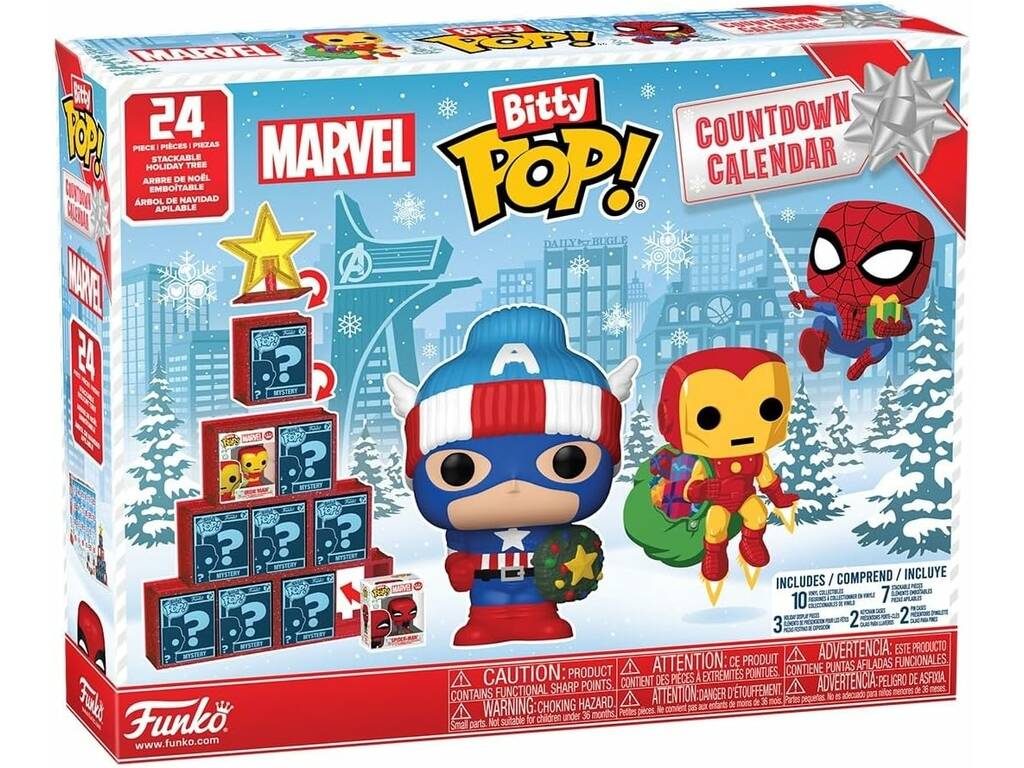 Funko Bitty Pop Calendrier de l'Avent Marvel