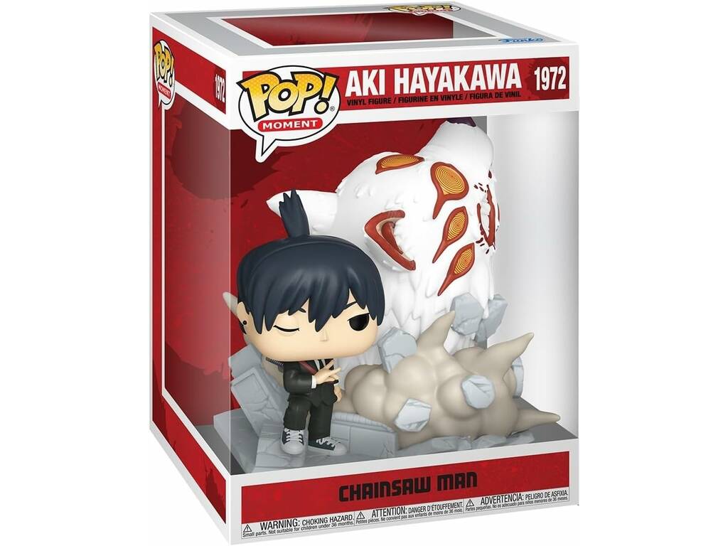 Funko Pop Moment Chainsaw Man Figurine Aki Hayakawa