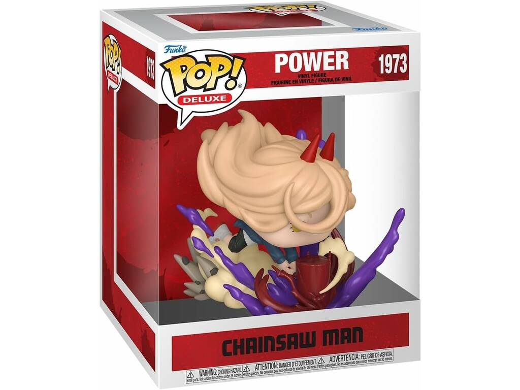 Funko Pop Deluxe Chainsaw Man Figurine Power