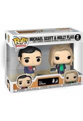 imagen Funko Pop Television The Office 2 Pack con Figura Michael Scott y Holly Flax