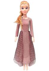imagen Poupée Princesses des Glaces Robe rose de 42 cm avec accessoires