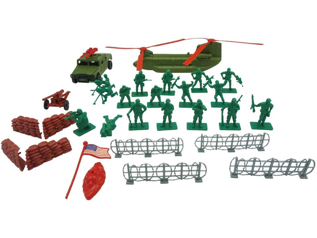 Soldats d'infanterie Pack Mini figurines articulées 30 pièces